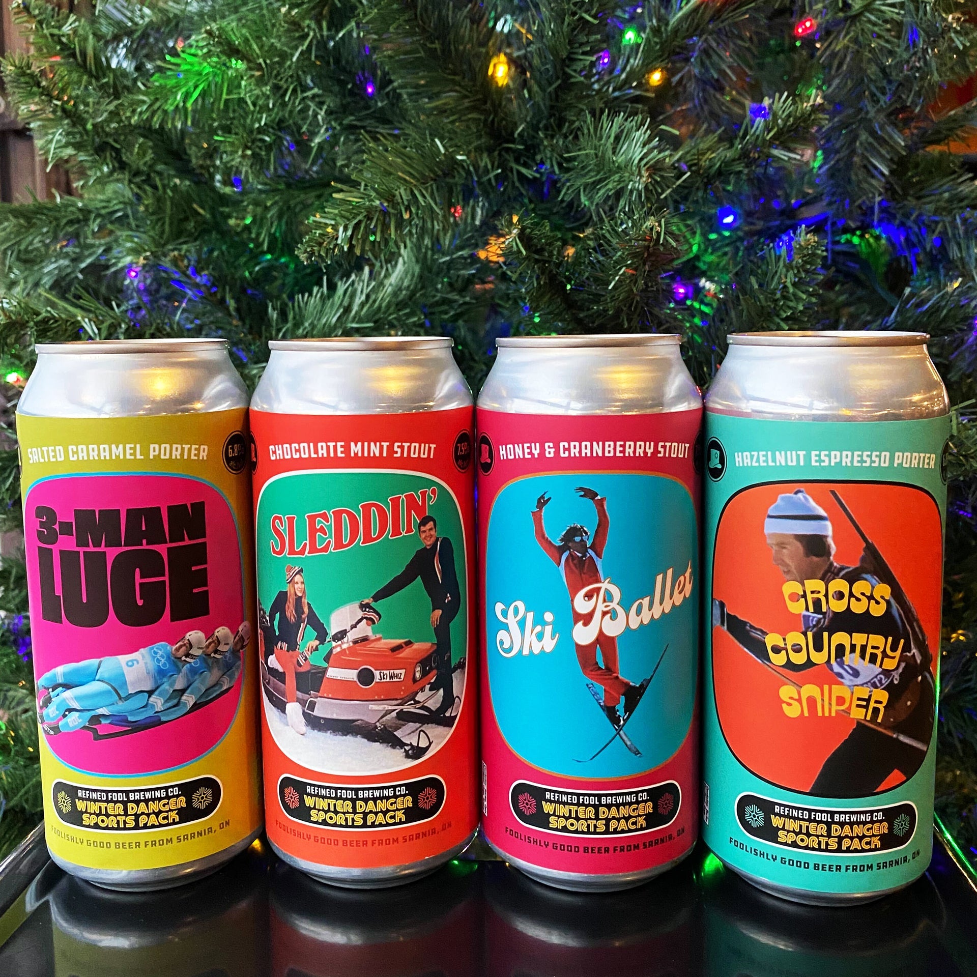 Winter Danger Sports Pack Four Cold Weather Beers Refined Fool