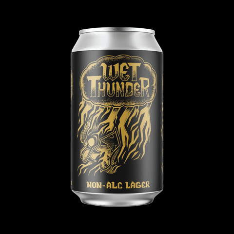 Wet Thunder - Non - Alc Lager - Refined Fool Brewing Co.